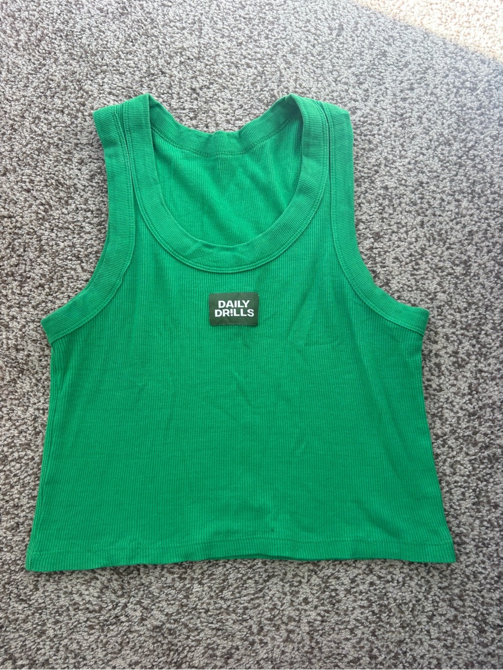Green Daily Drills Tank Top